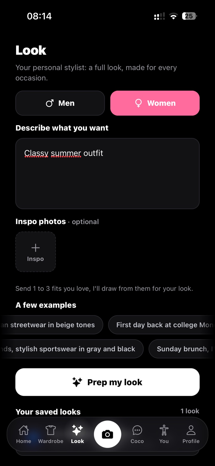 Viblook look request