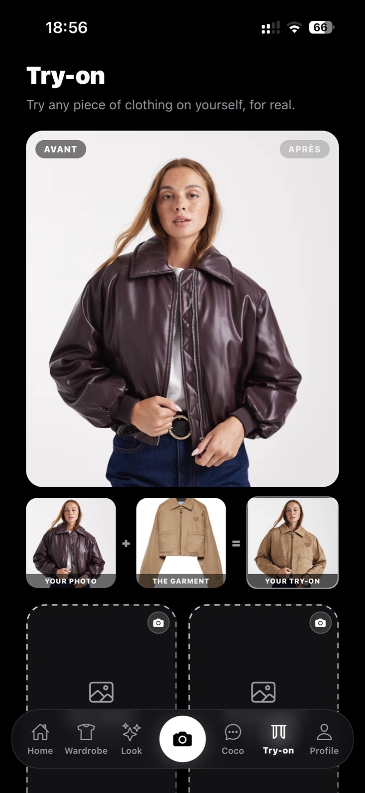 Viblook try-on garment